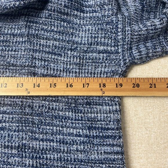 Eight Eight Eight Woman's Sz Large Cowl Neck Tunic Length Sweater - Picture 9 of 14